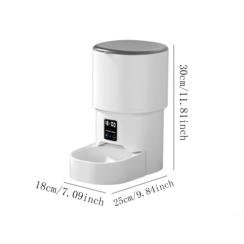 Automatic Pet Feeder for Cats/Dogs 4L with Remote Control-5