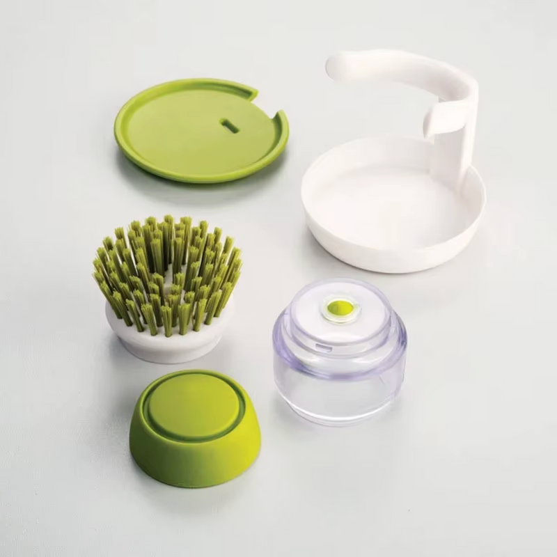 Dish Brush with Soap Dispenser-7