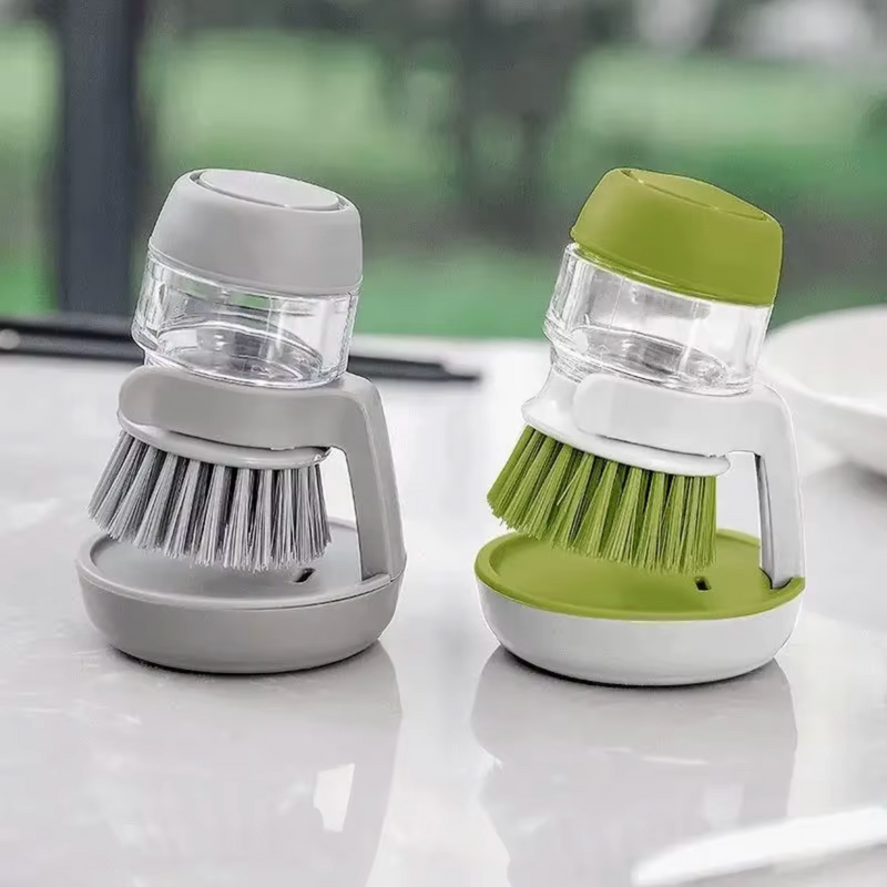 Dish Brush with Soap Dispenser-3